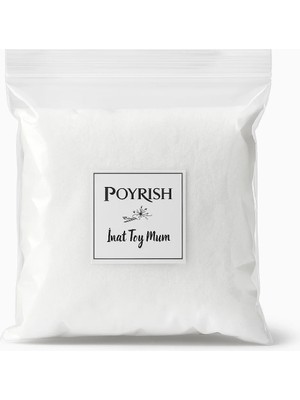 Poyrish Inci Tozu Mum (Beyaz) 1 kg - Toz Mum