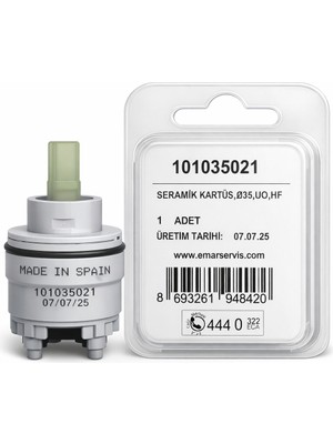 E.C.A Ø35 Batarya Kartuş Üst Oringli - 101035021