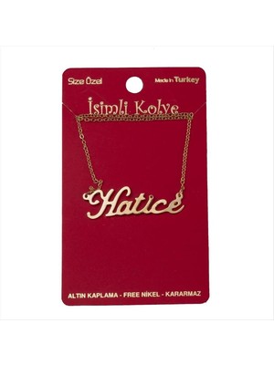 Nacario Hatice Isimli Kolye (Kişiye Özel)