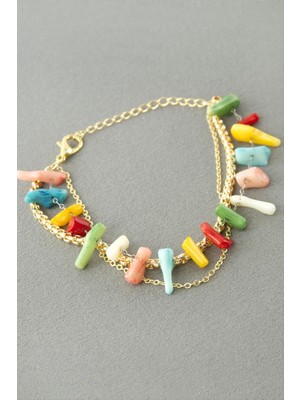 Nacario Boncuk Zincir Boncuk Bileklik