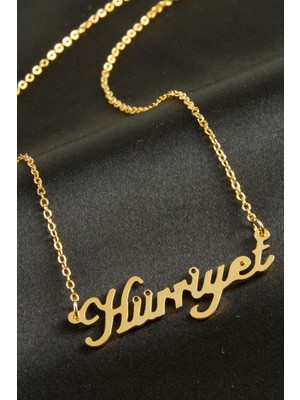 Nacario Hürriyet Isimli Kolye (Kişiye Özel)