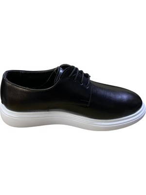 Güven Kundura Erkek Bağcıklı Düz Kalın Tabanlı Ayakkabı