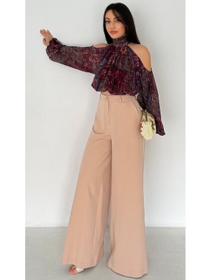 Vuntal Double Bol Paçalı Plazzo Pantolon