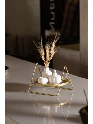 Rarart Arty Gold Metal Masaüstü Düzenleyici - Trend Organizer - Arty