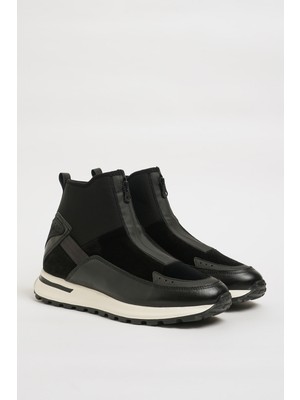 Faruk Balkanas Groove Model Kombinasyonlu Deri Eva Taban Bot