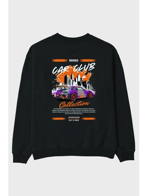 Ankhises Araba Club Serisi 2 Andy Warhol Arka Baskılı Oversize Sweatshirt Erkek Kadın Unisex