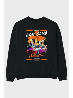 Ankhises Araba Club Serisi 29 Andy Warhol Arka Baskılı Oversize Sweatshirt Erkek Kadın Unisex