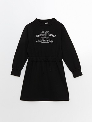 Lc Waikiki Yeni Sezon Bisiklet Yaka Kız Çocuk Elbise