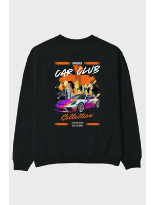 Ankhises Araba Club Serisi 25 Andy Warhol Arka Baskılı Oversize Sweatshirt Erkek Kadın Unisex