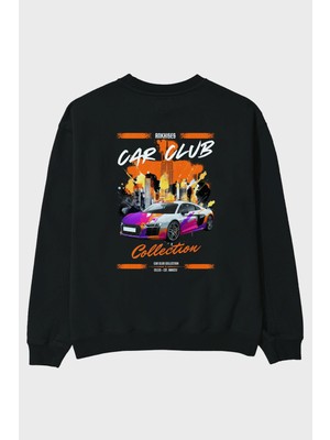 Ankhises Araba Club Serisi 13 Andy Warhol Arka Baskılı Oversize Sweatshirt Erkek Kadın Unisex