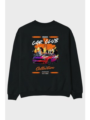 Ankhises Araba Club Serisi 19 Andy Warhol Arka Baskılı Oversize Sweatshirt Erkek Kadın Unisex