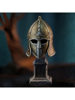 Keematee Tasarım Dekoratif Polısh Kask Polısh Miğfer Obje Biblo