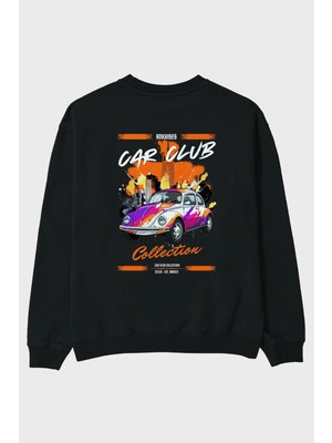 Ankhises Araba Club Serisi 41 Andy Warhol Arka Baskılı Oversize Sweatshirt Erkek Kadın Unisex