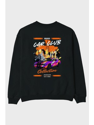 Ankhises Araba Club Serisi 22 Andy Warhol Arka Baskılı Oversize Sweatshirt Erkek Kadın Unisex