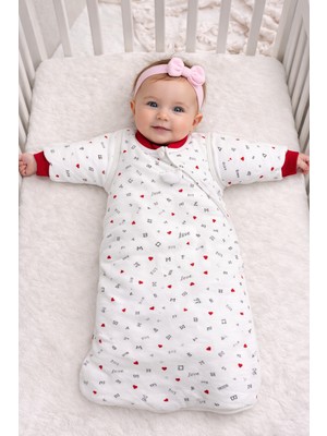 Baby Hola Çıkarılabilir Kollu Bebek Kundak 2.5 Tog Dolgulu Uyku Tulumu Kundağı 11908