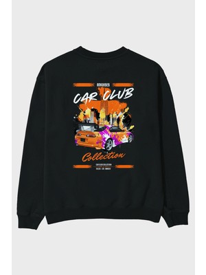 Ankhises Araba Club Serisi 39 Andy Warhol Arka Baskılı Oversize Sweatshirt Erkek Kadın Unisex