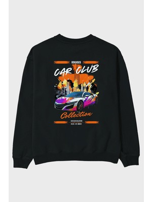 Ankhises Araba Club Serisi 26 Andy Warhol Arka Baskılı Oversize Sweatshirt Erkek Kadın Unisex