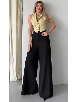 Vuntal Double Bol Paçalı Plazzo Pantolon