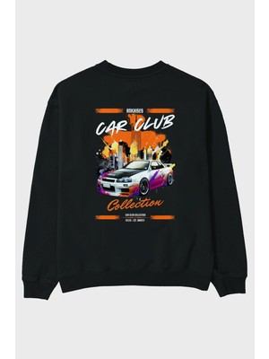 Ankhises Araba Club Serisi 30 Andy Warhol Arka Baskılı Oversize Sweatshirt Erkek Kadın Unisex
