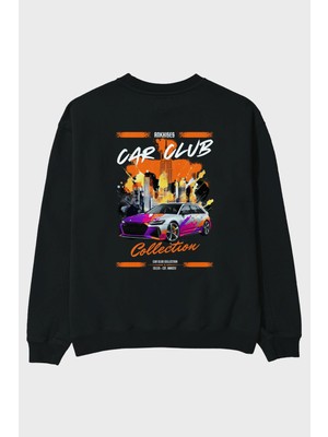 Ankhises Araba Club Serisi 3 Andy Warhol Arka Baskılı Oversize Sweatshirt Erkek Kadın Unisex