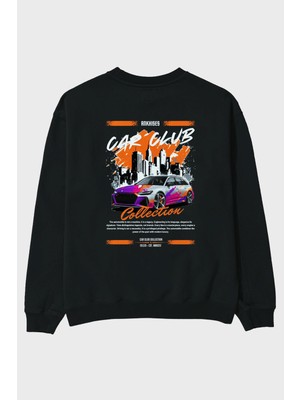 Ankhises Araba Club Serisi 1 Andy Warhol Arka Baskılı Oversize Sweatshirt Erkek Kadın Unisex