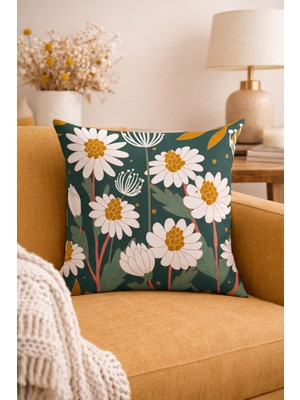 Evdek Çift Tarafı Baskılı Kırlent Kılıfı 6EBD29