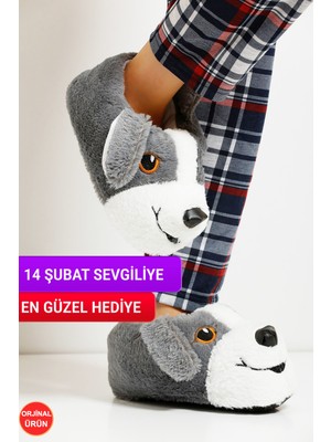 Devida Orjinal Yumuşak Taban Sevimli Köpek Panduf