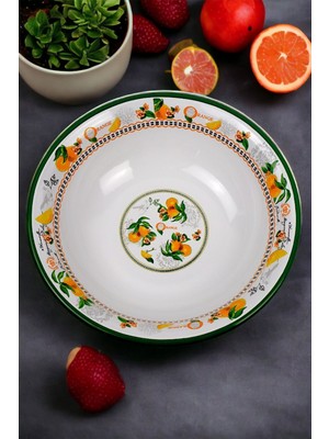 UltraMint 40 No Emaye Leğen, Çok Amaçlı Büyük Çırpma ve Meyvelik Kabı