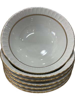 UltraMint 13 cm Sedef Yaldızlı Kase Seti, Şık ve Zarif Tasarım (6 Adet)