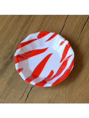 UltraMint 50'li Melamin Kahveci Çay Tabağı Seti, Şık ve Renkli Tasarım