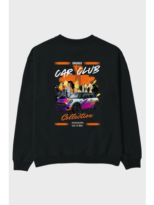 Ankhises Araba Club Serisi 10 Andy Warhol Arka Baskılı Oversize Sweatshirt Erkek Kadın Unisex