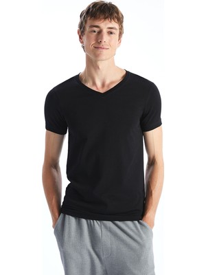 Lc Waikiki Yeni Sezon V Yaka Kısa Kollu Erkek Atlet