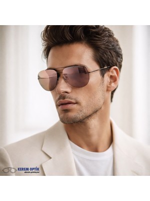 PRADA ERKEK METAL GÜNEŞ GÖZLÜĞÜ SPS50P ROU-2D2