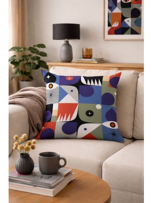 Evdek Çift Tarafı Baskılı Kırlent Kılıfı 6EBD30