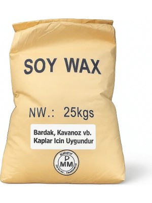 Poyrish Soya Wax A Kalite 25 Kg. Yaprak Formda
