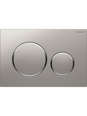 Geberit Kumanda Kapağı Sigma20 - Çift Basmalı - Parlak / Mat / Parlak
