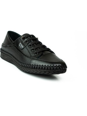 Voyager Z536 Kadın Hakiki Deri Casual Ayakkabı Siyah