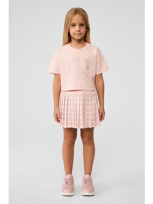 Tyess Bg Store Kız Çocuk Pembe Tshirt
