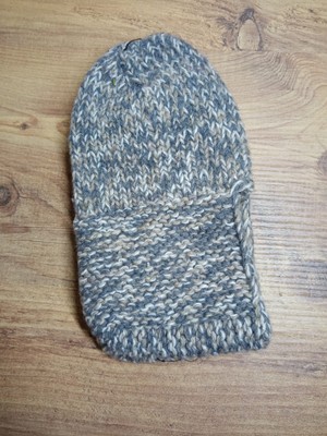 Neolife Büyükanneye Hediye Nostaljik Çok Renkli El Örgüsü Yün Patik - Tekli