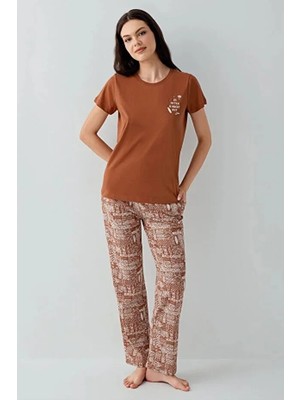 Arnetta Kısa Kol Kadın Pijama Takım 3664