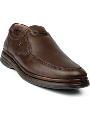 Voyager M840 Kahverengi Deri Makosen Günlük Erkek Ayakkabı