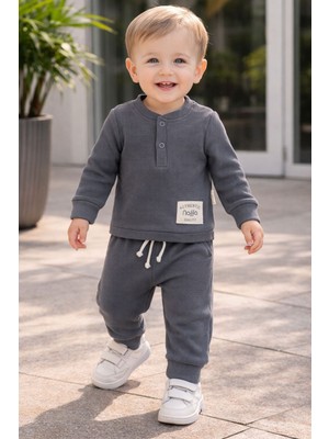 Minitex Waffle Kumaş Mevsimlik Bebe Takım