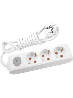 Viko Multi-Let Kablolu Grup Priz 3 Lü 3 Metre