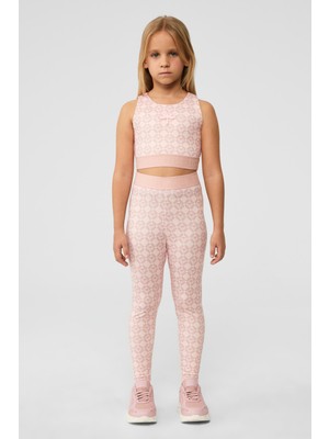 Tyess Bg Store Kız Çocuk Desenli Tayt