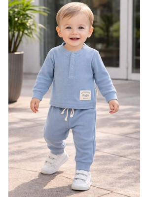 Minitex Waffle Kumaş Mevsimlik Bebe Takım