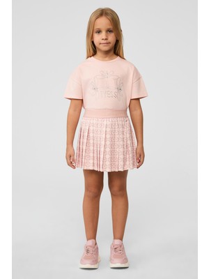Tyess Bg Store Kız Çocuk Desenli Etek