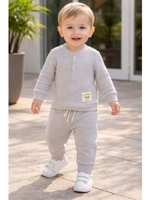 Minitex Waffle Kumaş Mevsimlik Bebe Takım