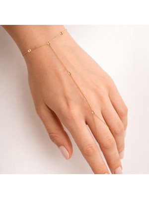 Hakan Mücevherat Dorikalı 14 Ayar Altın Şahmeran Bileklik