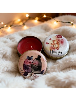 Shiny House Kalpten Mini Mum Seti 2’li - Vanilya Kokulu