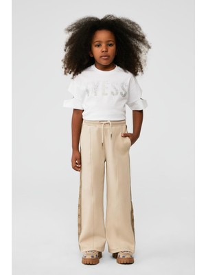 Tyess Bg Store Kız Çocuk Bej Eşofman Altı